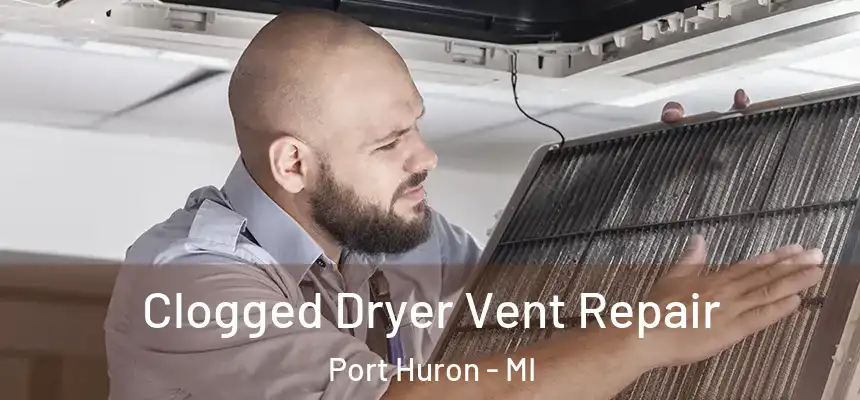 Clogged Dryer Vent Repair Port Huron - MI