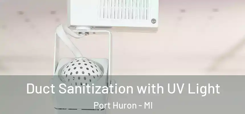 Duct Sanitization with UV Light Port Huron - MI